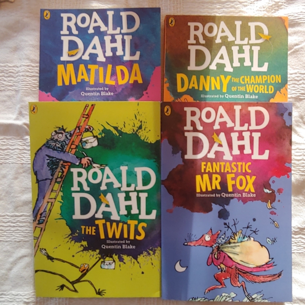 Set of 4, unused, Roald Dahl books